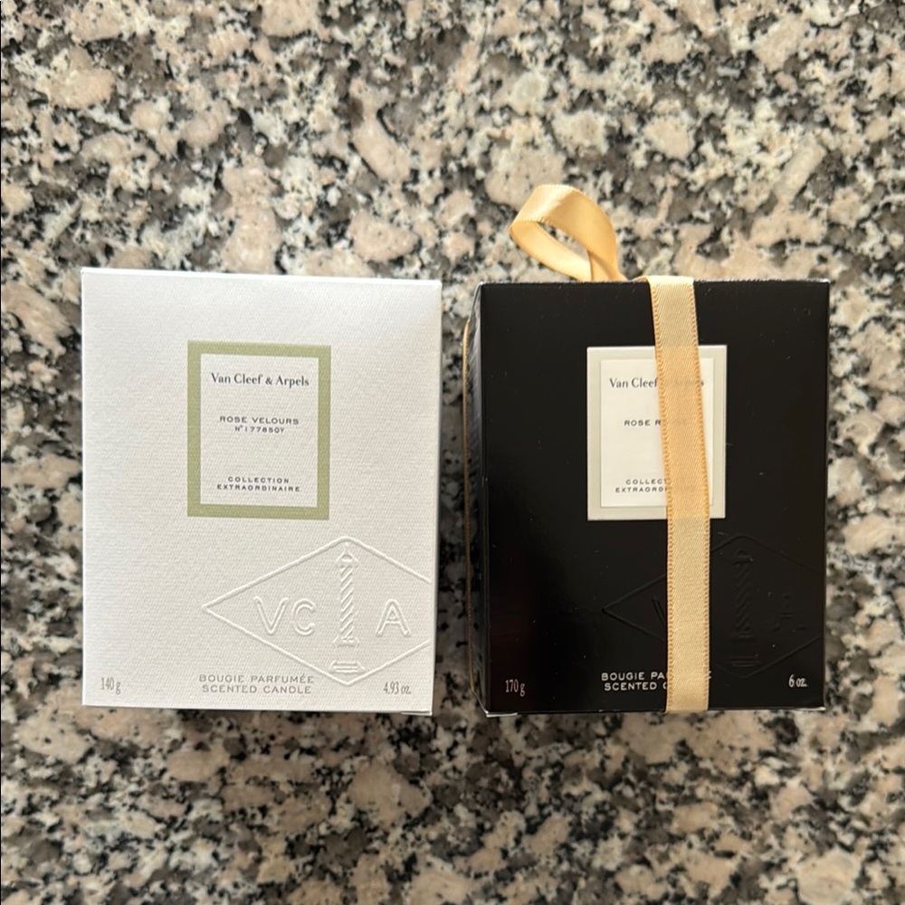 Van Cleef & Arpels White and Black Candle Duo